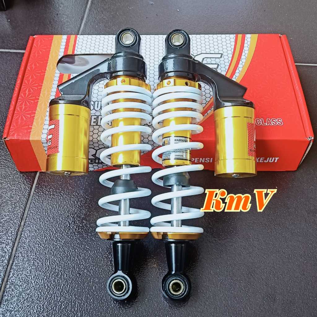 Shockbreaker / Shock Belakang TABUNG 280MM Vega R Vega ZR New Jupiter Z Crypton Force 1 - Putih