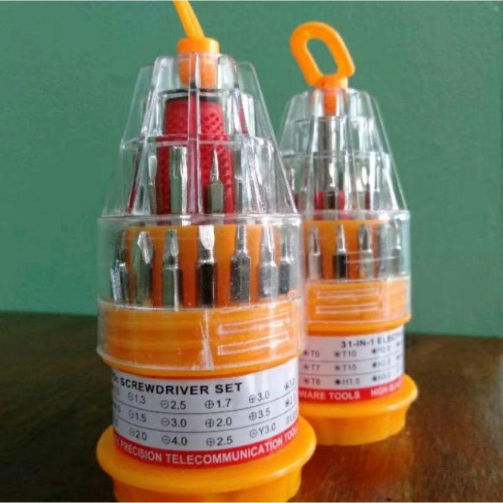 1 set obeng drei magnet 31in1 magnetik multifungsi kecil mini