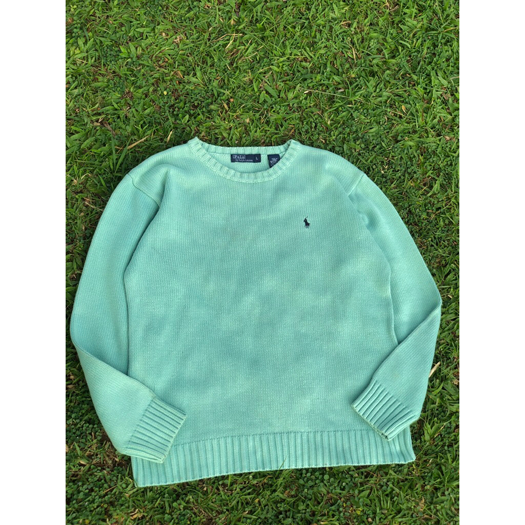 knit polo rl