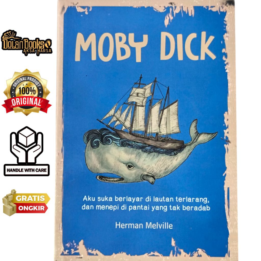 Novel Sastra Klasik Moby Dick - Herman Melville