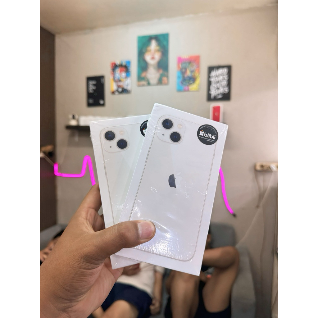 iphone 13 128 gb ibox baru, garansi 1 tahun