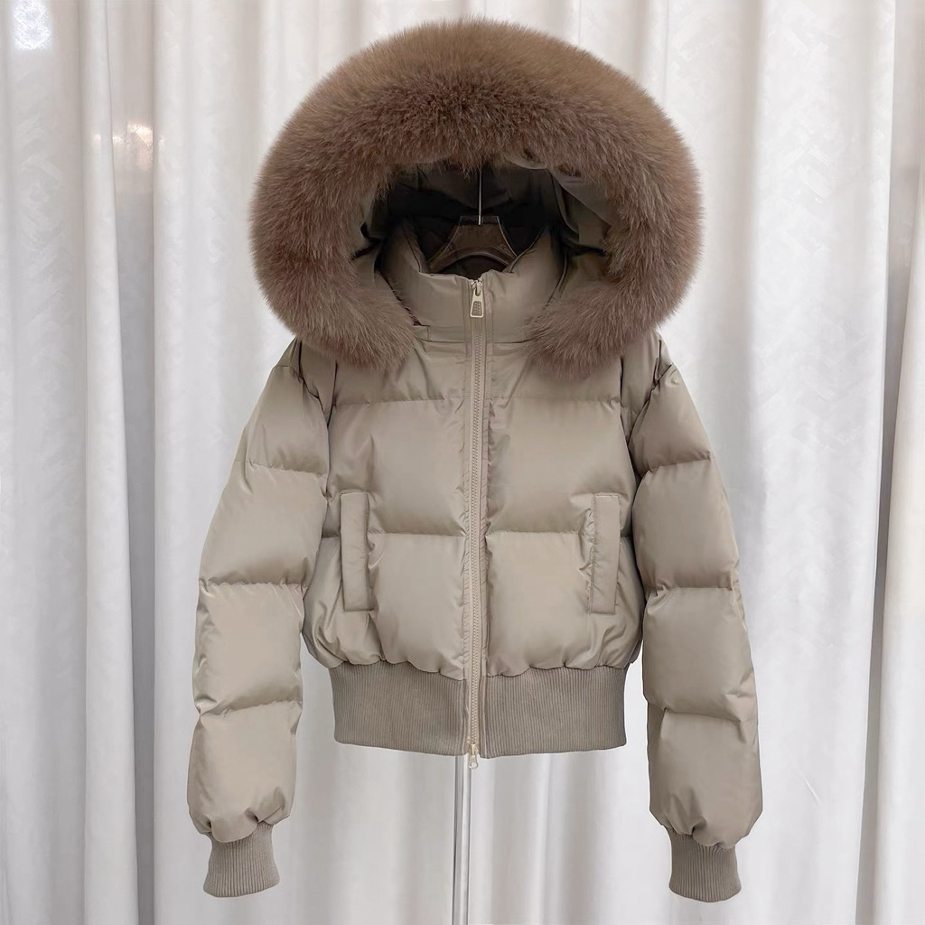 [COYOTE] Odelia Fur Puffer Jacket | Faux Jacket | Fur Jacket | Jaket Bulu Wanita | Windproof Jacket