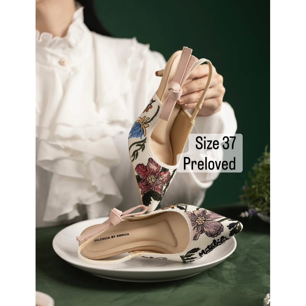 valencia by enrica preloved size 37