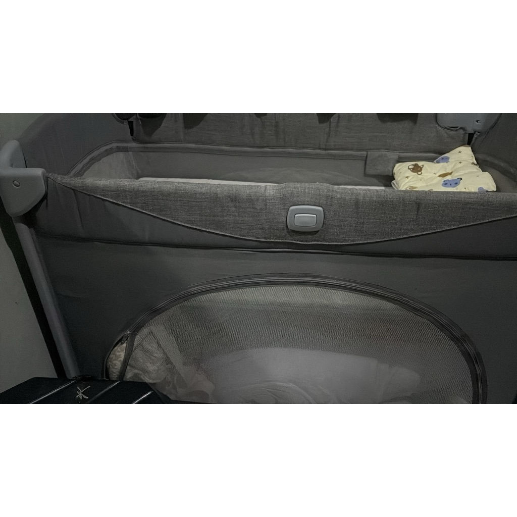 joie kubbie sleep preloved foggy gray