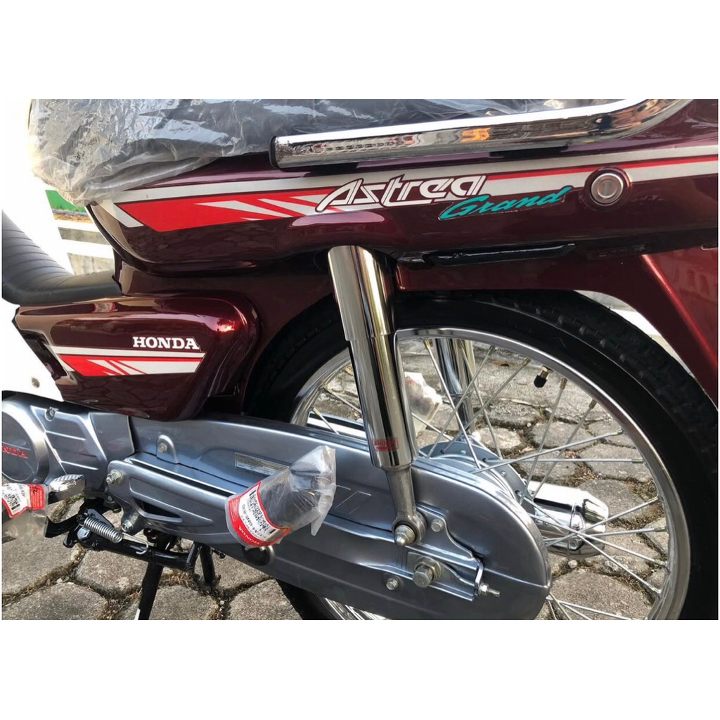 striping honda astrea grand bulus merah maroon limited original nos