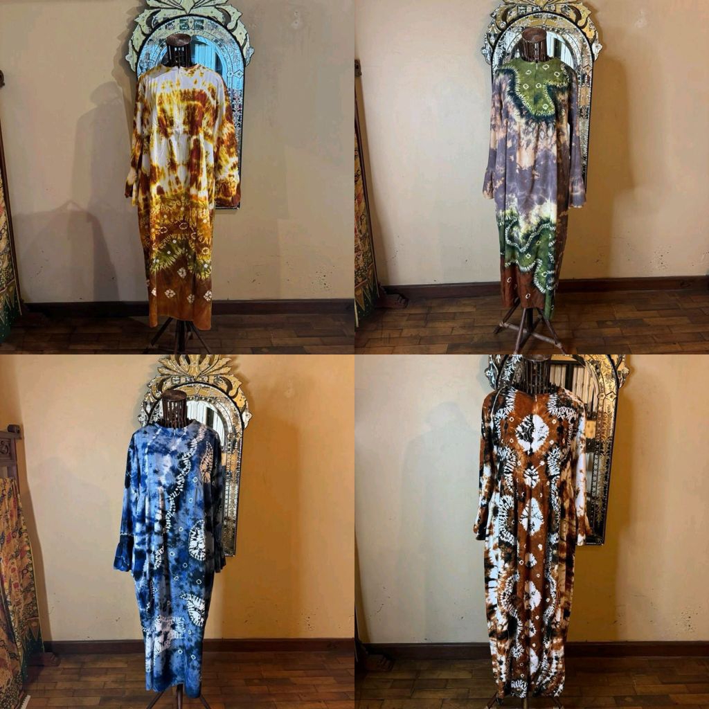 Viola dress rayon jumputan sasirangan original Dian pelangi official Pekalongan