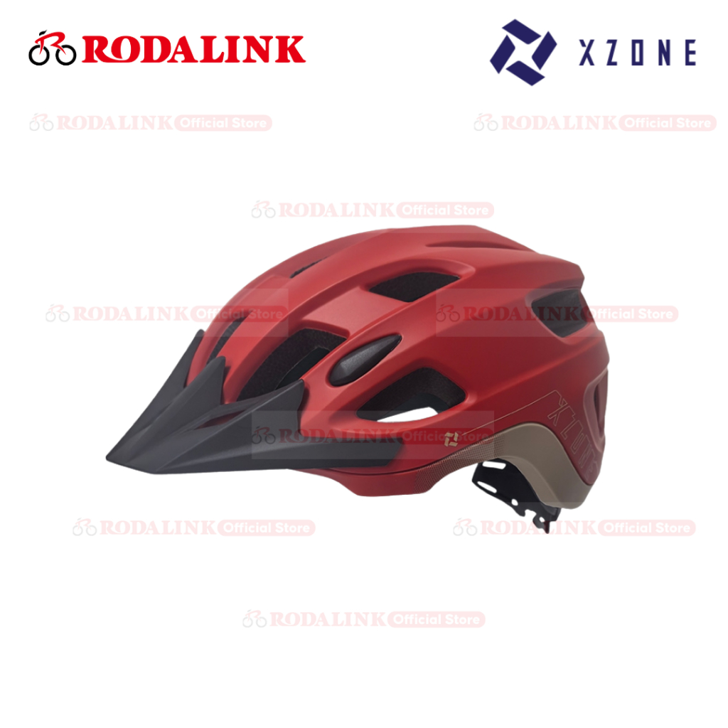 Xzone Helm Sepeda Gunung MTB Dirt – Helm MTB dengan Rear Light USB