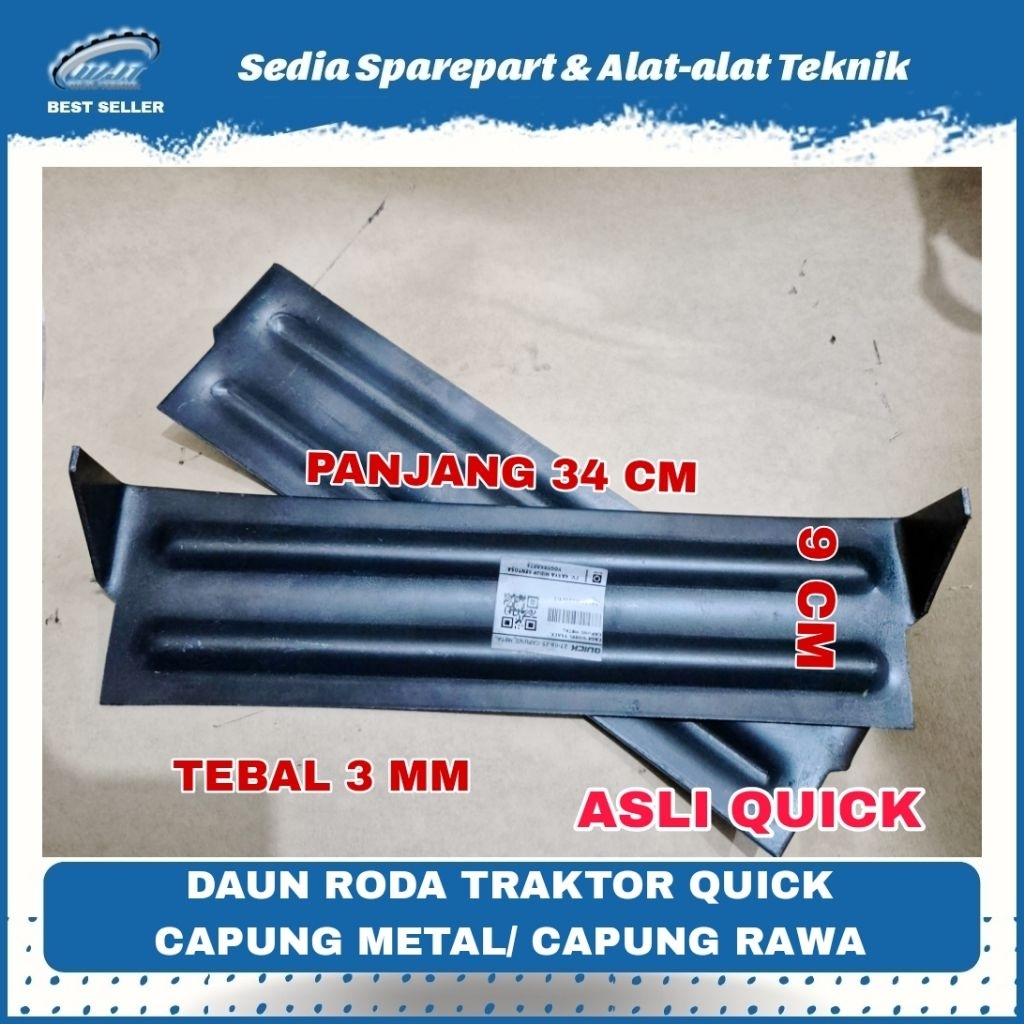 DAUN RODA TRAKTOR 9x34 tebal 3MM QUICK CAPUNG METAL/CAPUNG RAWA