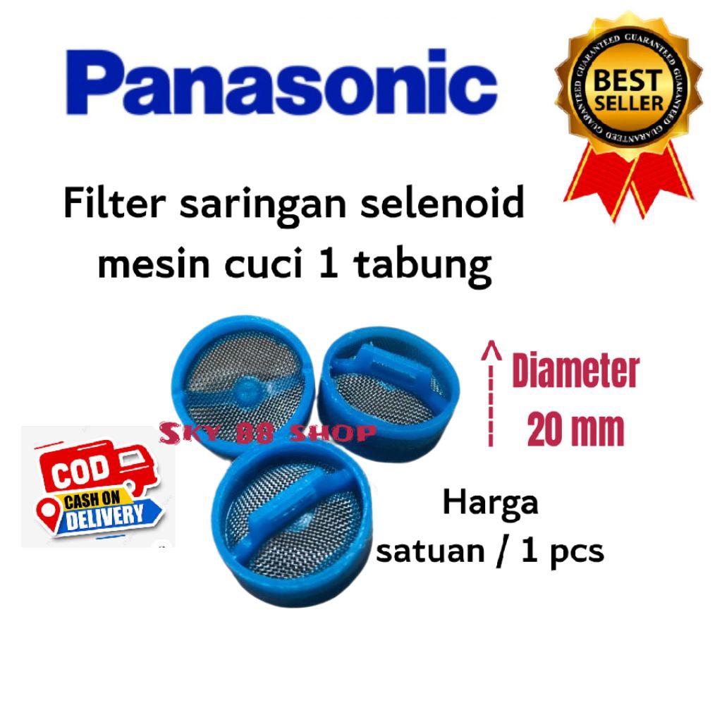 FILTER SARINGAN SELENOID MESIN CUCI PANASONIC 1 TABUNG / SARINGAN SELENOID MESIN CUCI
