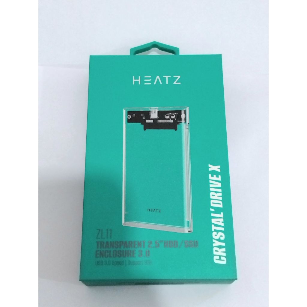 Casing Transparant 2.5 Hdd/Ssd Enclosure 3.0 Heatz ZL11