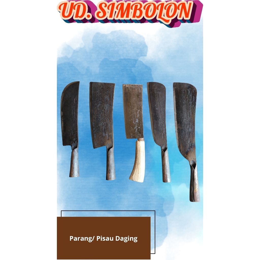 Pisau Tajam untuk daging dan ikan terbuat dari besi Per