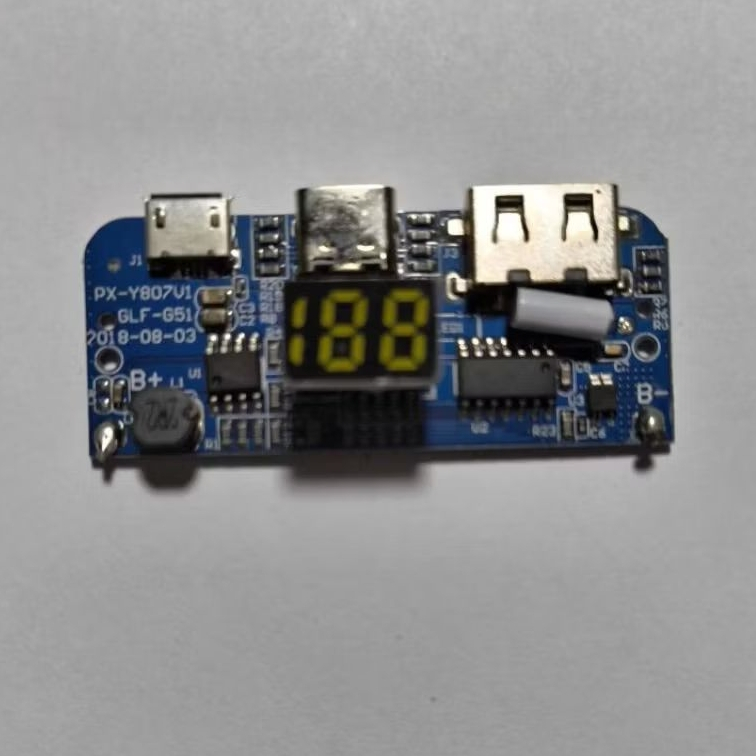 Grosir Modul Power Bank With LCD DIY 2 Slot USB 1A 2.1 KIT Powerbank