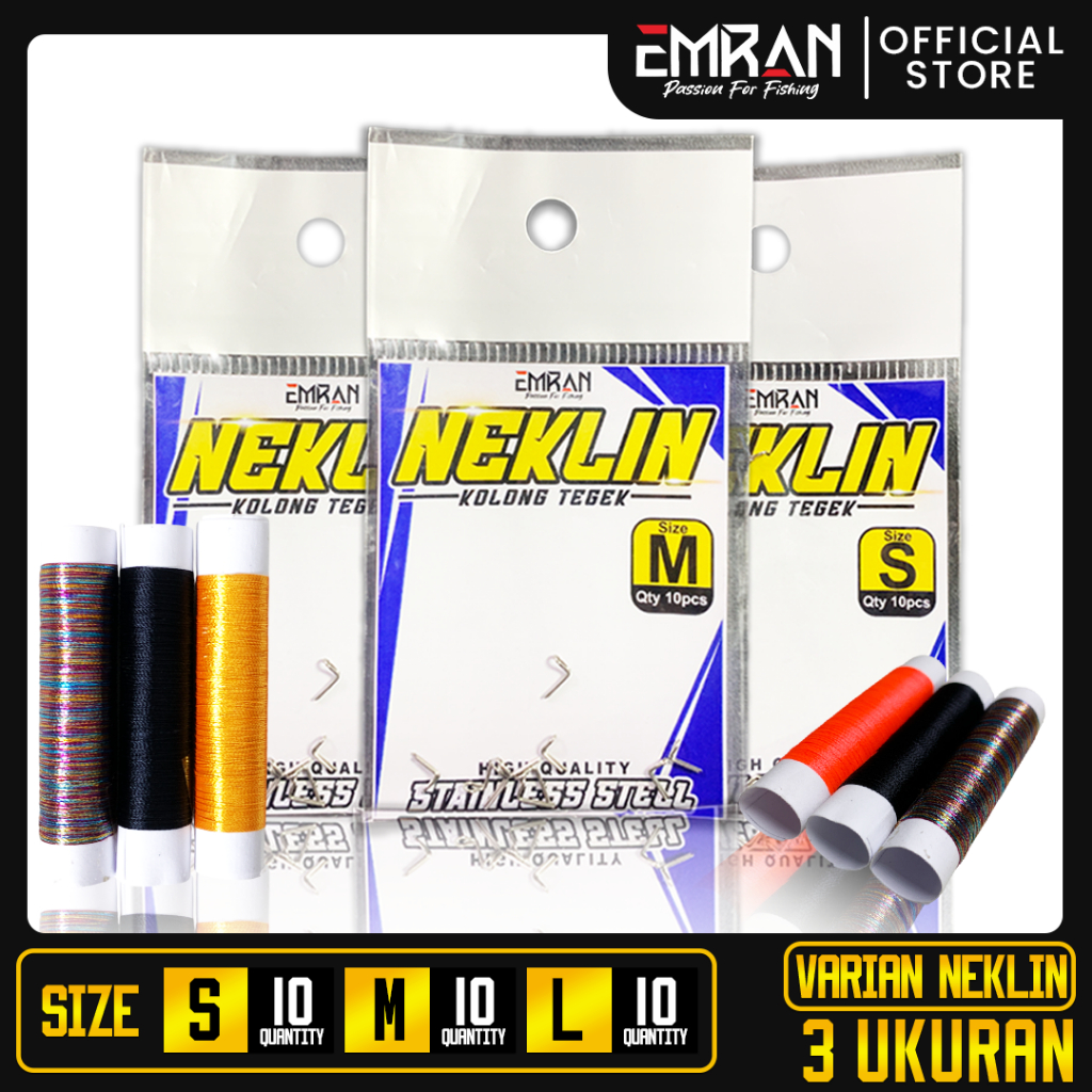 Emran Paket Kolong Neklin dan Benang Lilit