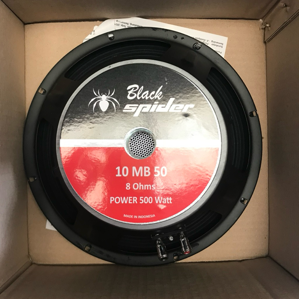 speaker 10 inch black spider 10 MB 50