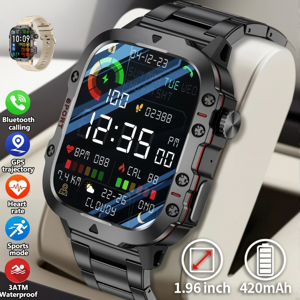 Ready LIGE Jam Tangan Pintar Pria IP68 Bluetooth