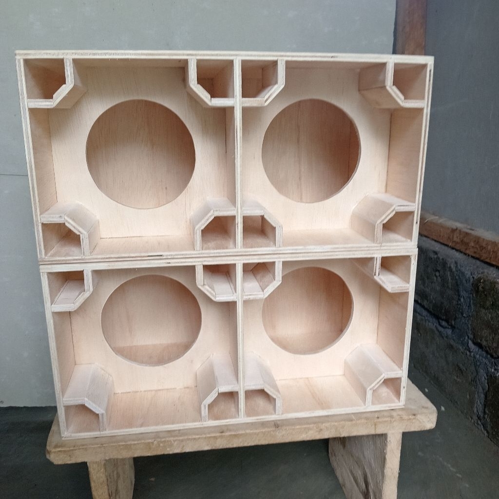 Box Planar 5 inch double triplek 8mm l Box Speaker planar 5 inch double