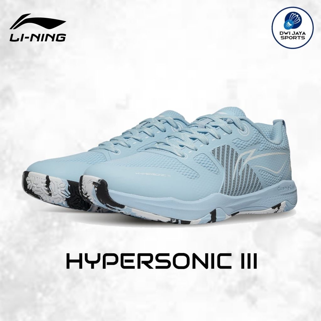 New Sepatu Badminton Lining HYPERSONIC III | Sepatu Lining Hypersonic 3 | Lining Hypersonic III Biru