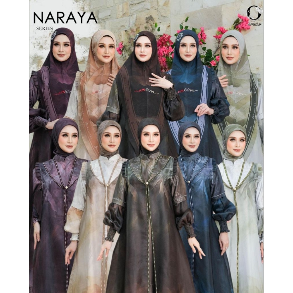 (BISA COD) NARAYA SERIES OMEIRO ADDICT | GAMIS PREMIUM GAMIS SYARI