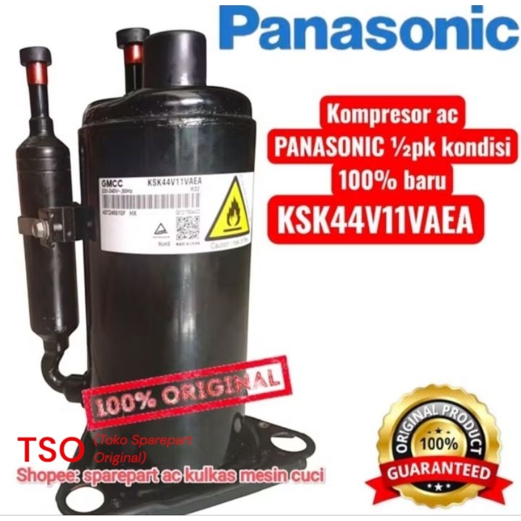 kompresor ac PANASONIC R32 1/2 PK kompresor outdoor ac panasonic original