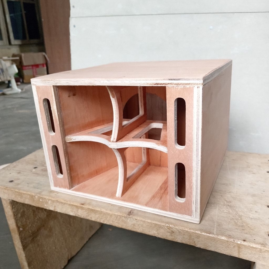 Box Speaker Miniatur Anak Gajah 4 inch single Triplek 8mm murah