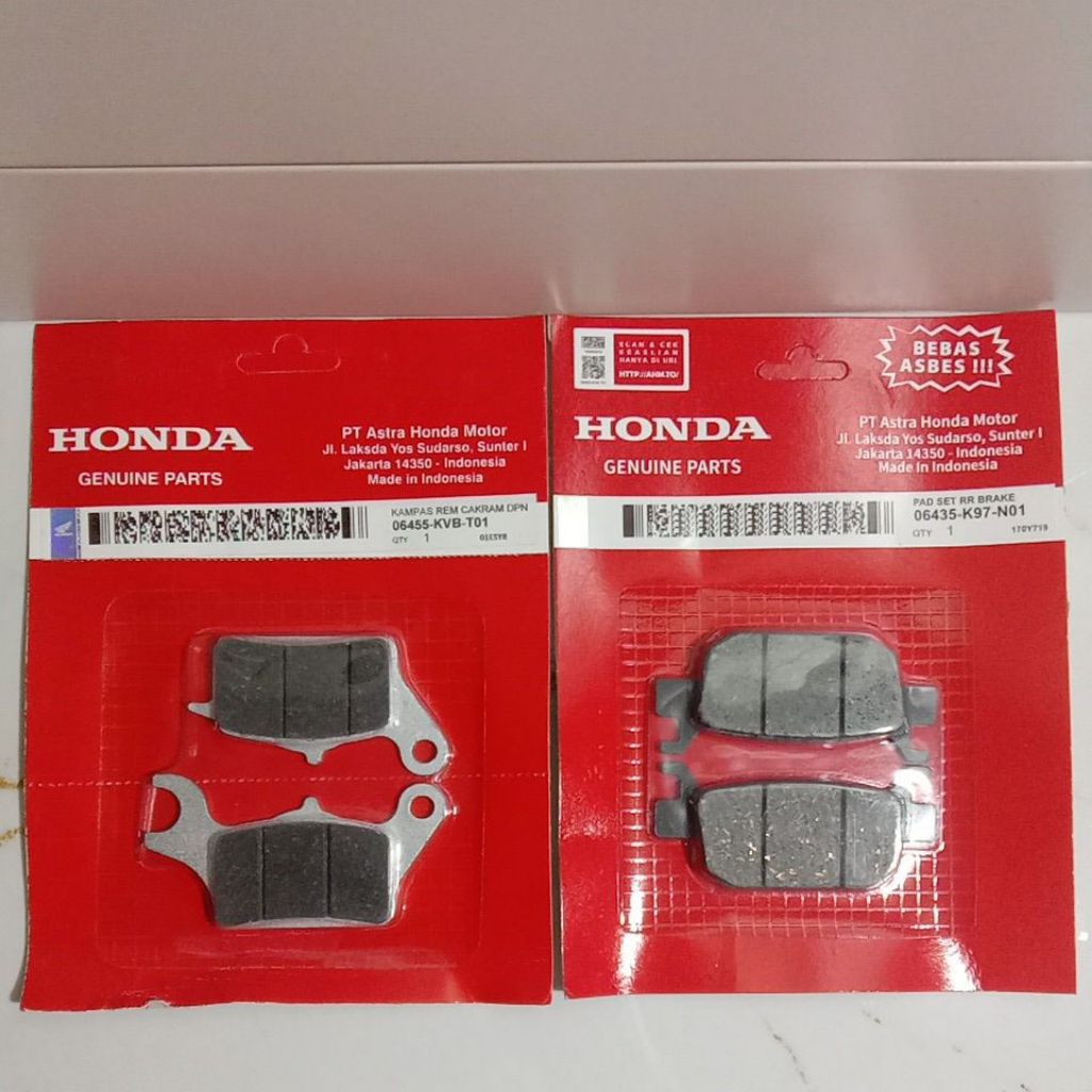 Kampas rem depan belakang Vario 160 ABS