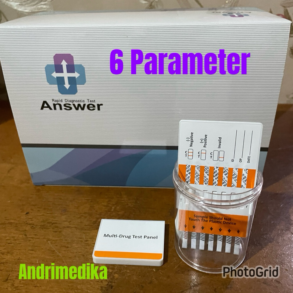 Tes Urine Multi-6 Parameter BNN Merk Egens / SR