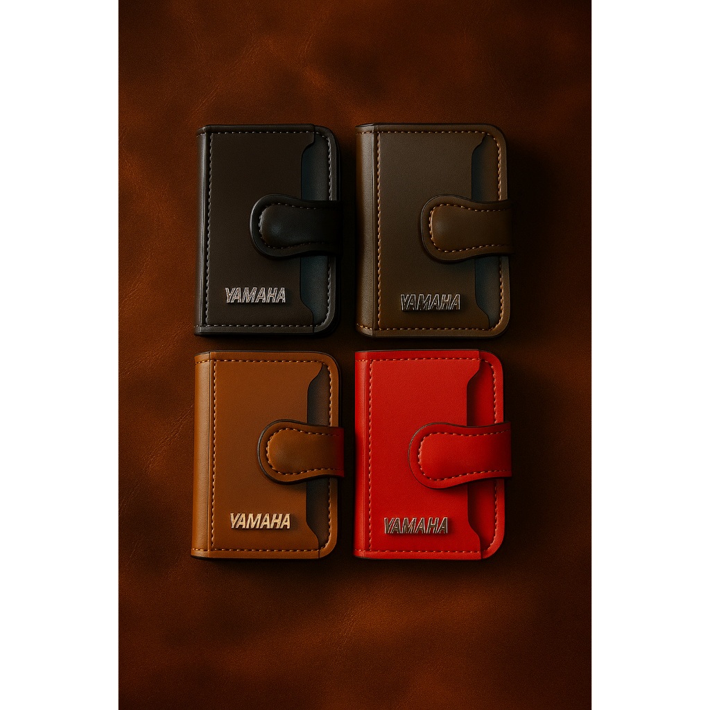 Dompet STNK Mobil Kulit Logo Yamaha – Gantungan Kunci Mobil Pria Wanita