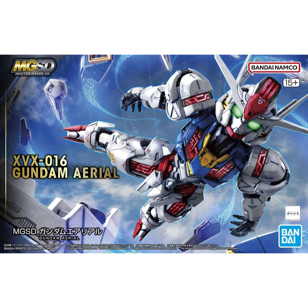 BANDAI MGSD Master Grade SD Gundam Aerial