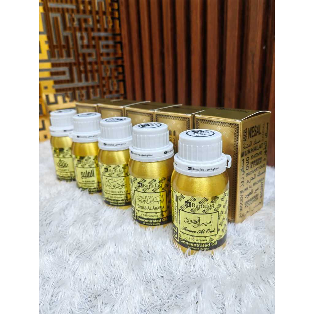 [100 Gram Arabian] Parfum 100 Gram Segel Bibit Murni Original By ELBANAFAQ PARFUM | PREMIUM