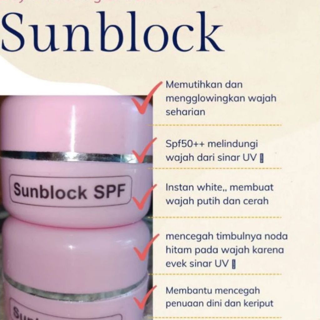 Sunblox Zayora Sunblock SPF 50++ Termurah dengan Kualitas Baik