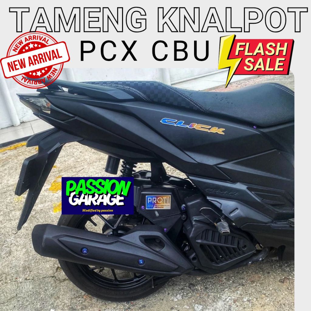 Cover knalpot PCX CBU Original I Cover Muffler PCX CBU Thailand