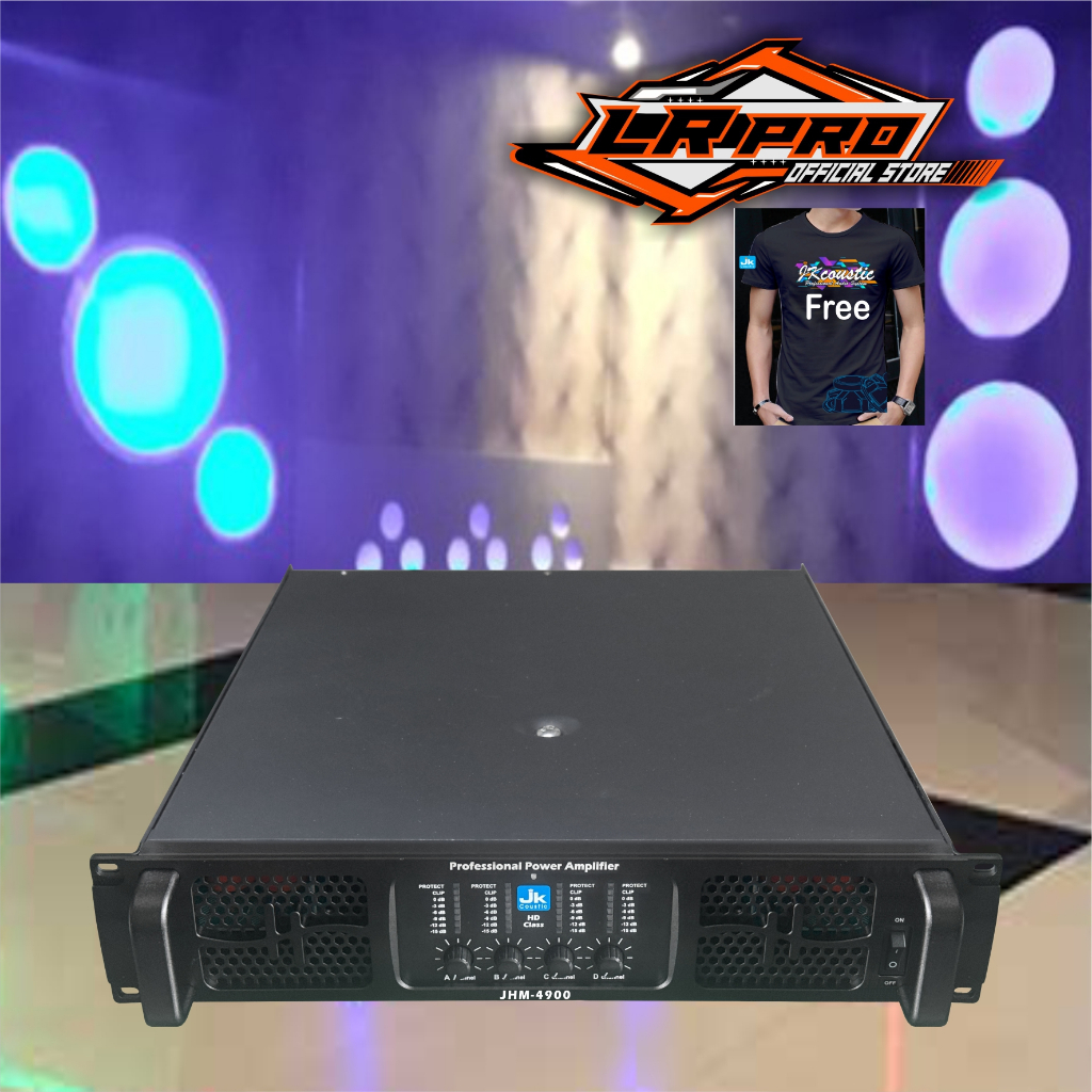 Power Amplifier Class H Jk coustic JHM 4900 4x900 watt