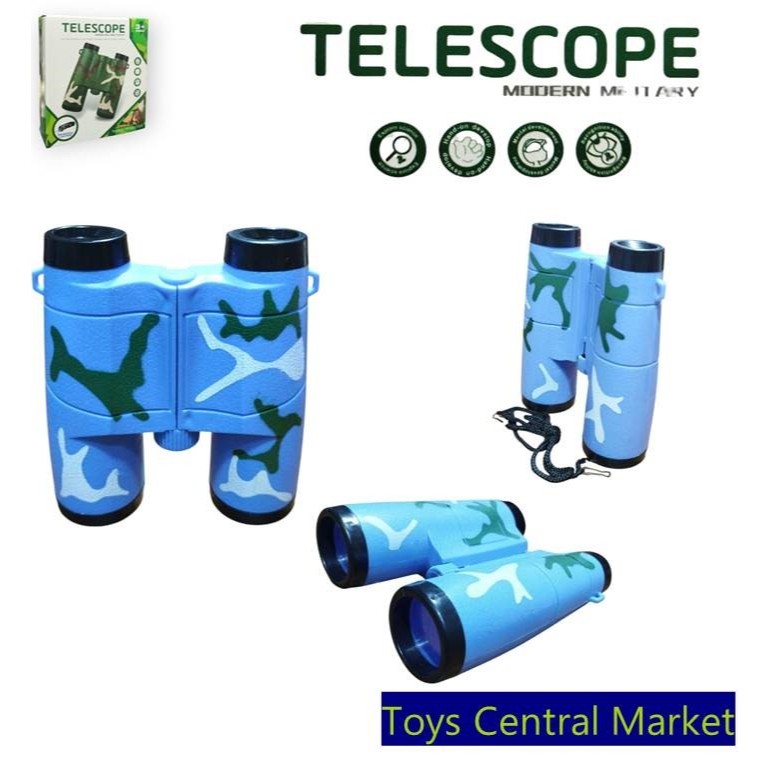 Teropong Militer Anak, Telescope Binocular Mainan Edukasi Teleskop Anak Co