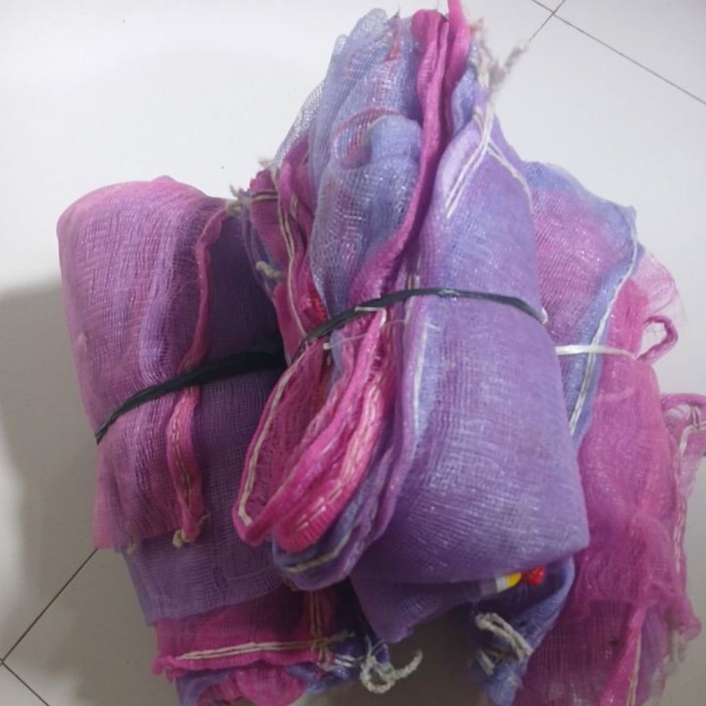 karung bekas bawang putih 10 biji