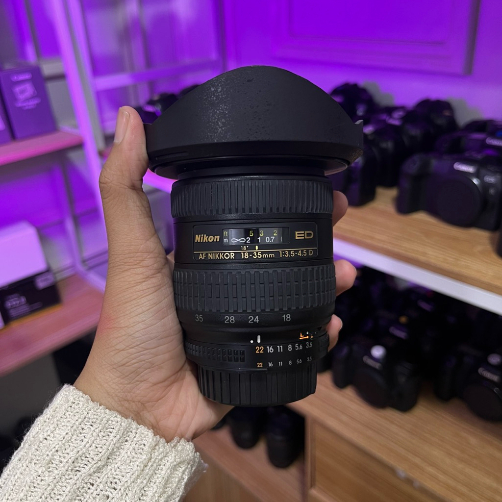 lensa 18-35mm f3.5 afd nikon