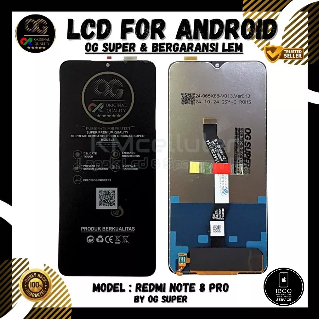 LCD Touchscreen REDMI NOTE 8 PRO By OG SUPER / LCD REDMI NOTE 8 PRO