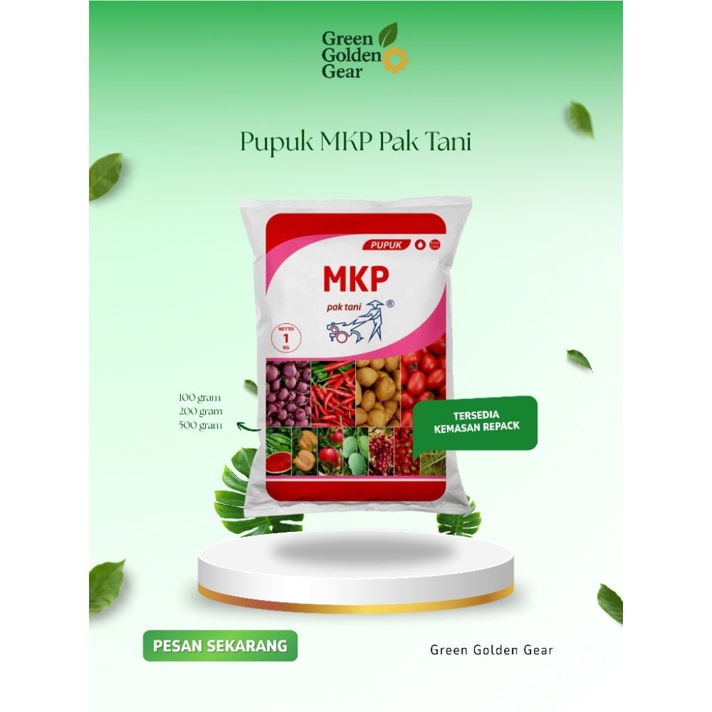 Pupuk MKP Pak Tani – Repack 100gr / 200gr / 500gr