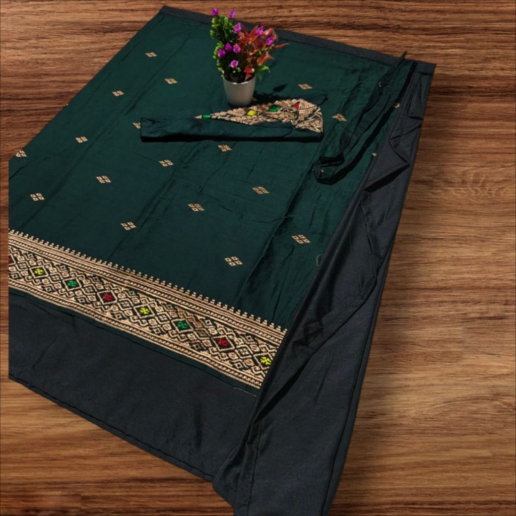 Set kamen + saput udeng bordir setengah jadi// Set pakaian adat bali pria