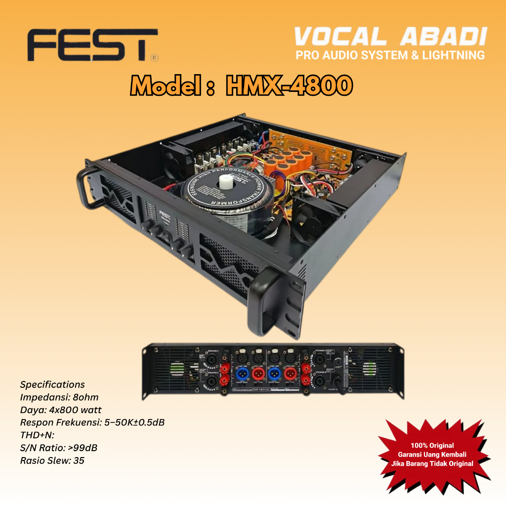 POWER FEST HMX-4800 ORIGINAL