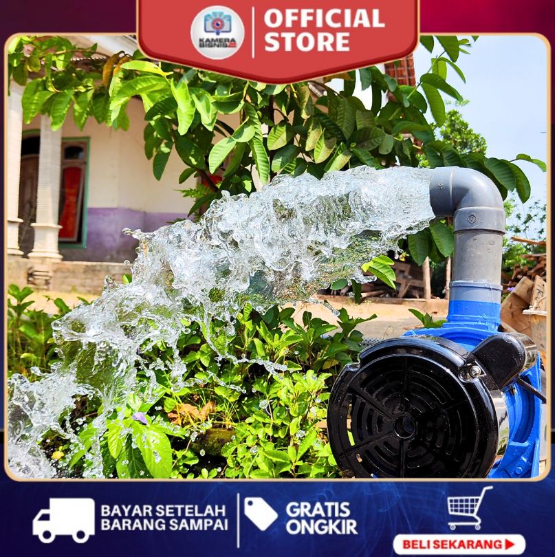 Mesin pompa irigasi terbaik pompa air sawah hemat listrik type jet 500 DEBIT AIR BESAR siap kirim