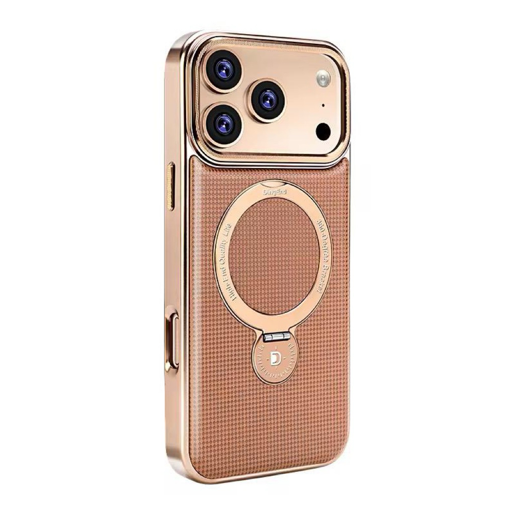 Leather case standing 360 magnetic iphone 17 air pro max casing kulit magnetic premium
