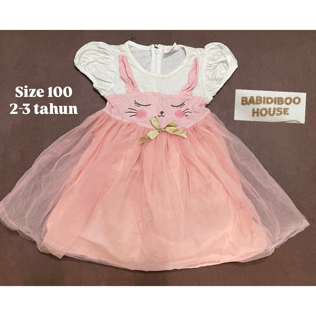 Dress Tutu Unicorn Anak Perempuan Usia 2-3 Tahun