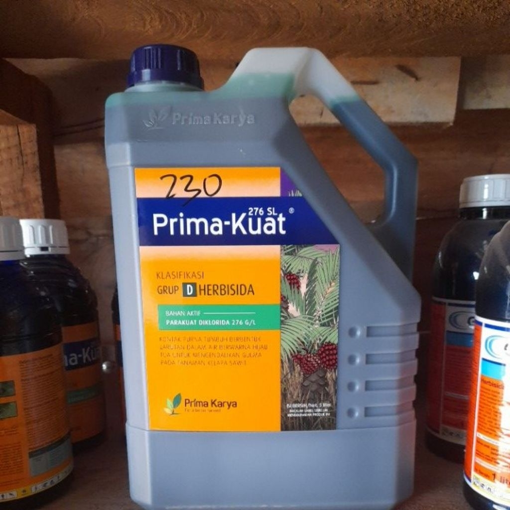Prima Kuat 276SL Racun Bakar Racun Rumput Parakuat 5L