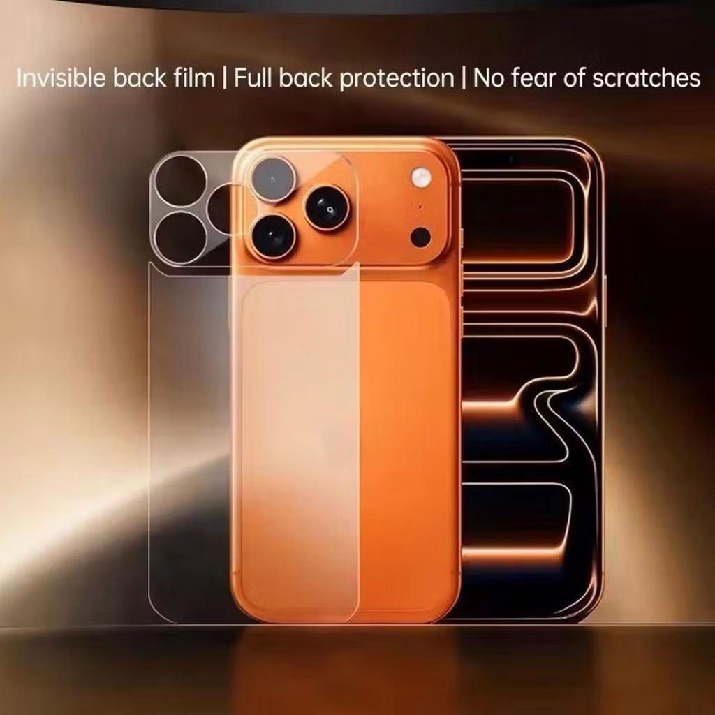 BACK FILM IPHONE 17 PRO MAX 17 PRO Hydrogel Anti gores Belakang Kamera Full Cover Protector