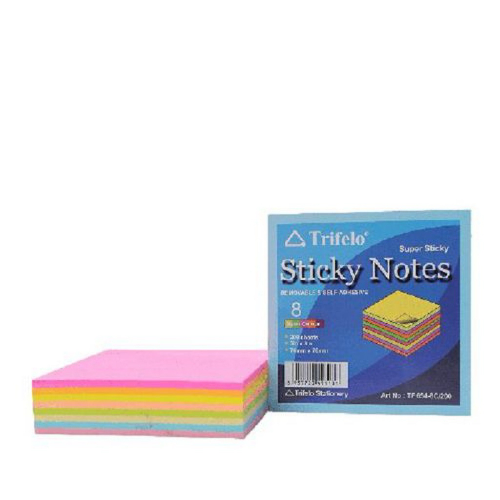 Stick Note Trifelo Warna Warni | Sticky Note 8 Warna Trifelo | Sticky Note 5 Warna Trifelo | Memo Ca