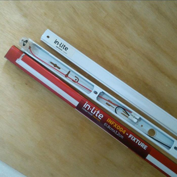 IN-LITE LED KAP LAMPU TL LED INLITE KAP TL T8 LED HOUSING LAMPU T8 120CM INFX004