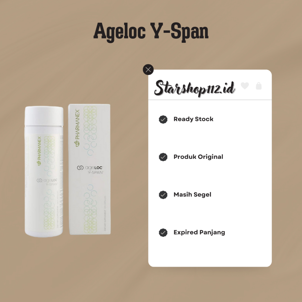 Suplemen Anti Aging Y'span ED 2026