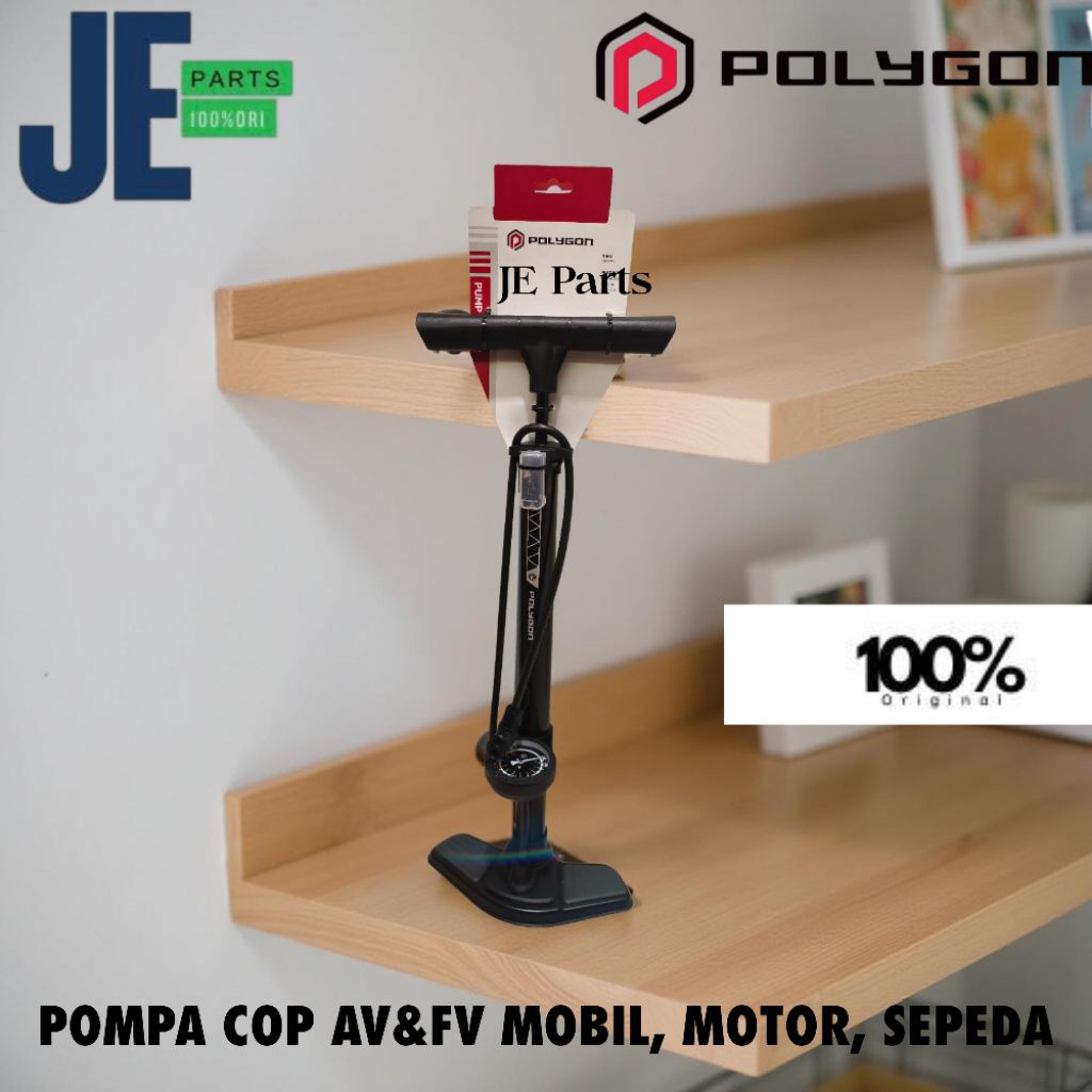 Floor pump polygon pompa sepeda  polygon sepeda motor pompa lamtai stx atau slx ALX ROAD BIKE MtB av