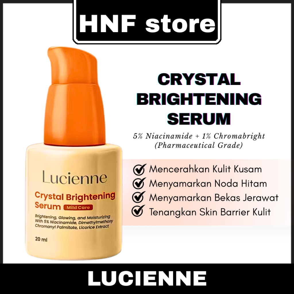 LUCIENNE CRYSTAL BRIGHTENING SERUM | crystal serum brightening mencerahkan