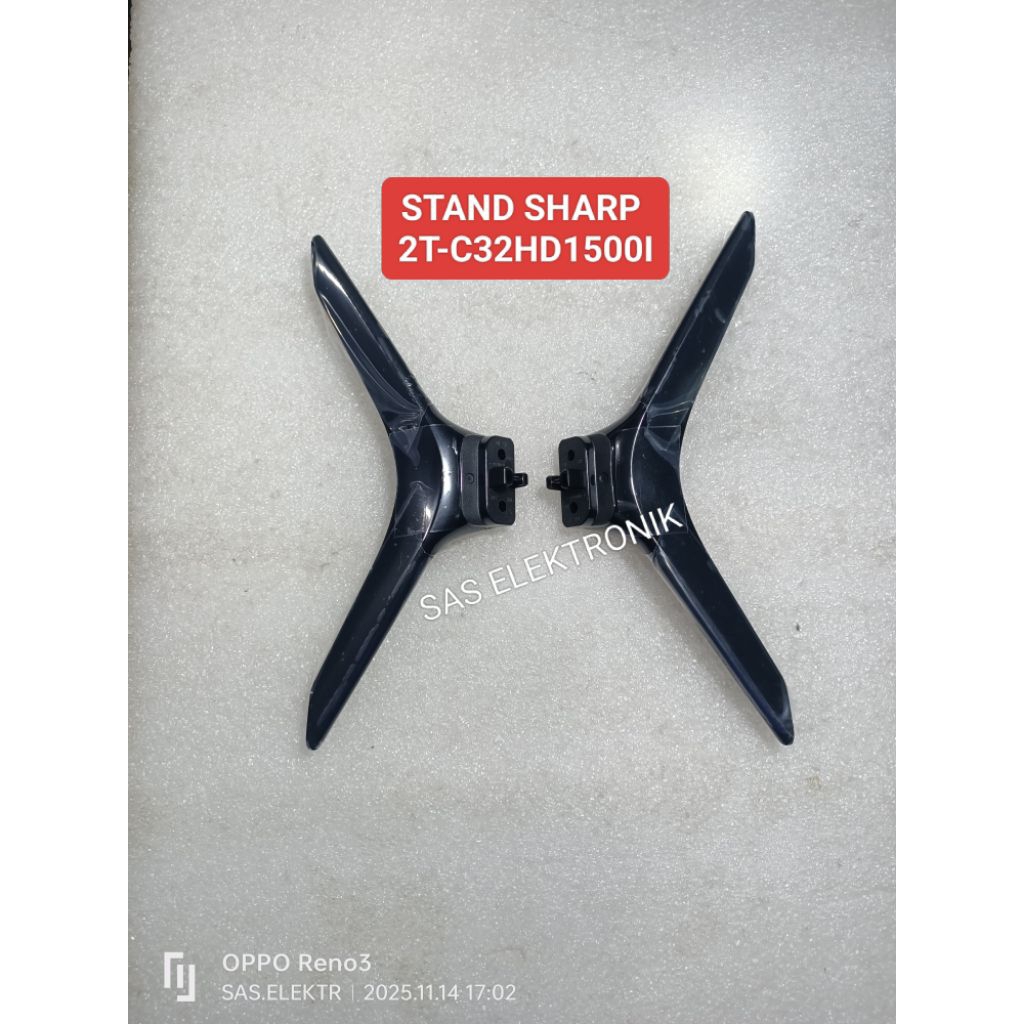 STAND BRACKET KAKI PEDESTAL DUDUKAN TV LED SHARP 32 INCH 2T-C32HD1500I 2T-C32HD15001 2T-C32HD1500 I